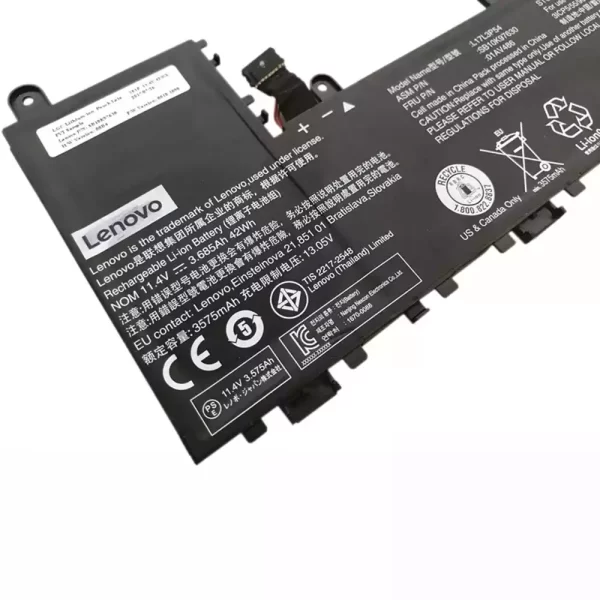 μπαταρία φορητού υπολογιστή Lenovo L17L3P54,01AV486,SB10K97630 - Image 3