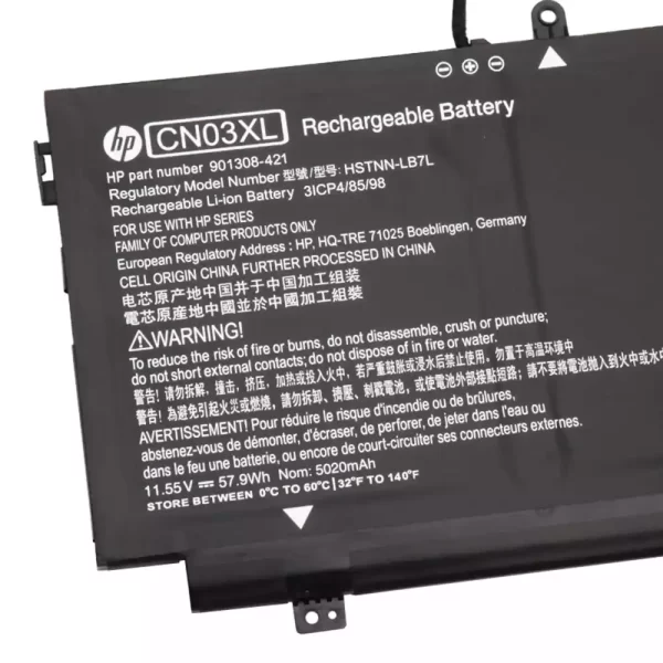 μπαταρία φορητού υπολογιστή HP CN03XL - Image 3