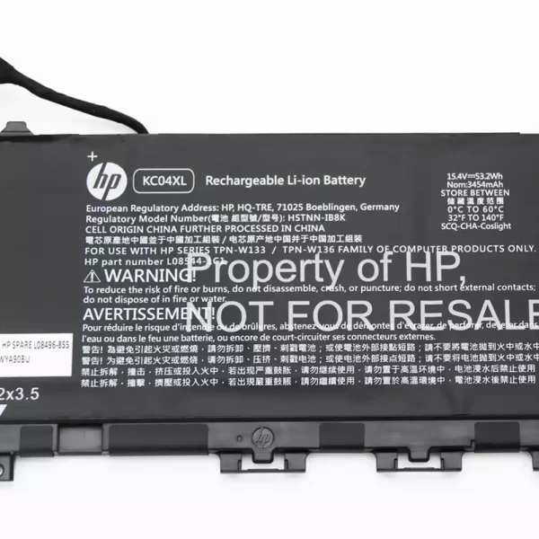μπαταρία φορητού υπολογιστή HP KC04XL - Image 2
