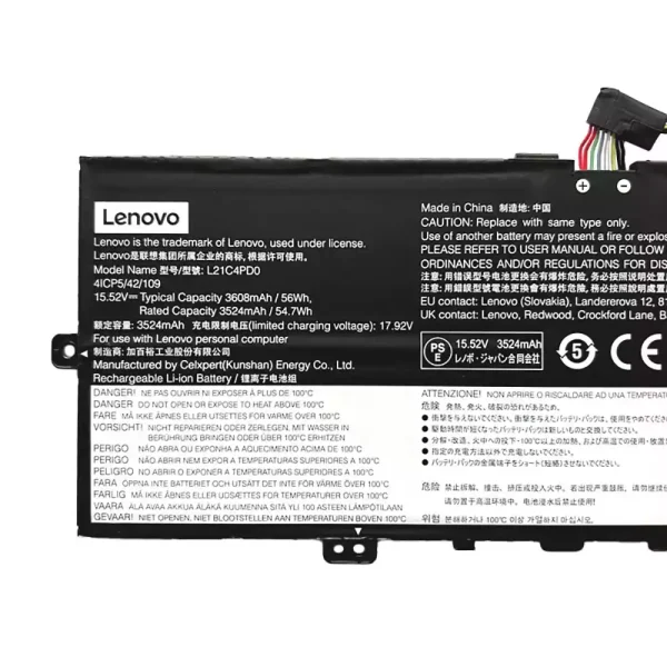 μπαταρία φορητού υπολογιστή LENOVO L21B4PD0 L21C4PD0 L21M4PD0 - Image 3