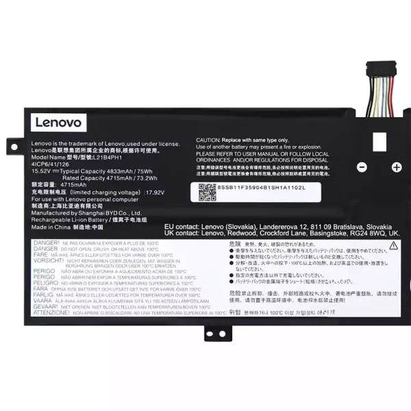 μπαταρία φορητού υπολογιστή LENOVO L21B4PH1 L21C4PH1 L21M4PH1 L21L4PH1 L21D4PH1 - Image 3