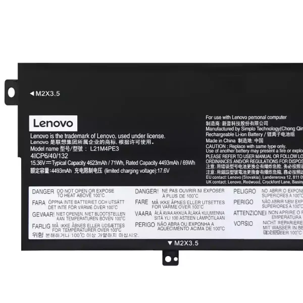 μπαταρία φορητού υπολογιστή Lenovo L21M4PE3 L21L4PE3 - Image 3
