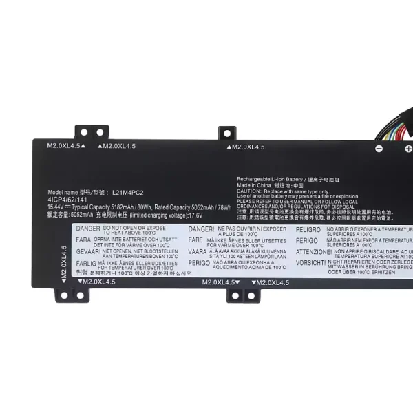 μπαταρία φορητού υπολογιστή Lenovo L21B4PC0 L21C4PC1 L21D4PC1 L21M4PC2 L21M4PC3 - Image 3