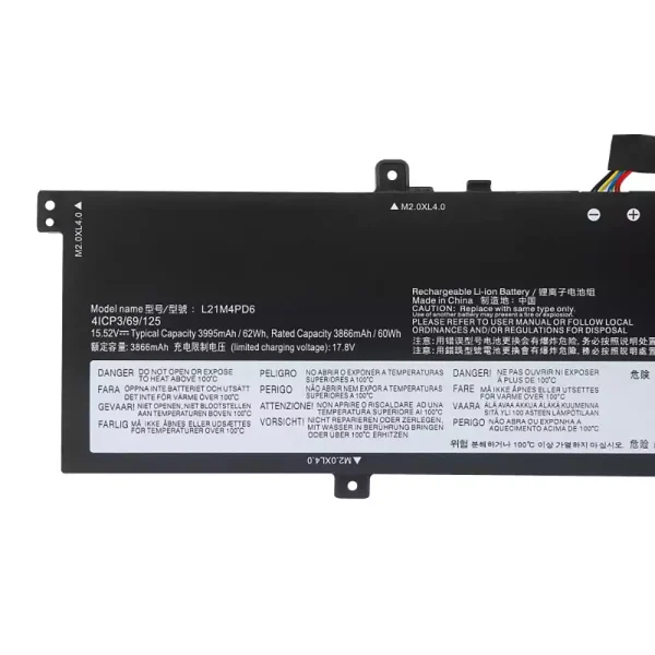 μπαταρία φορητού υπολογιστή LENOVO L12M4PD6 - Image 3
