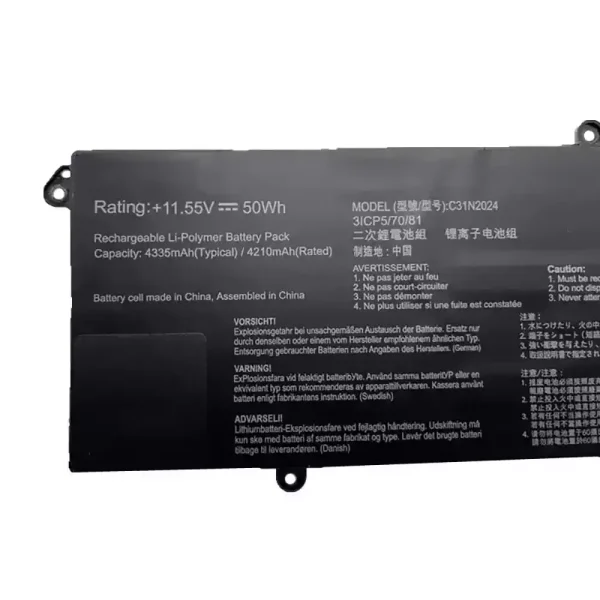 μπαταρία φορητού υπολογιστή ASUS C31N2024 - Image 3