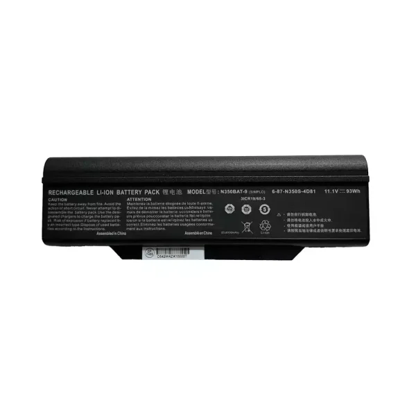 μπαταρία φορητού υπολογιστή N350BAT-9 6-87-N350S-4D81