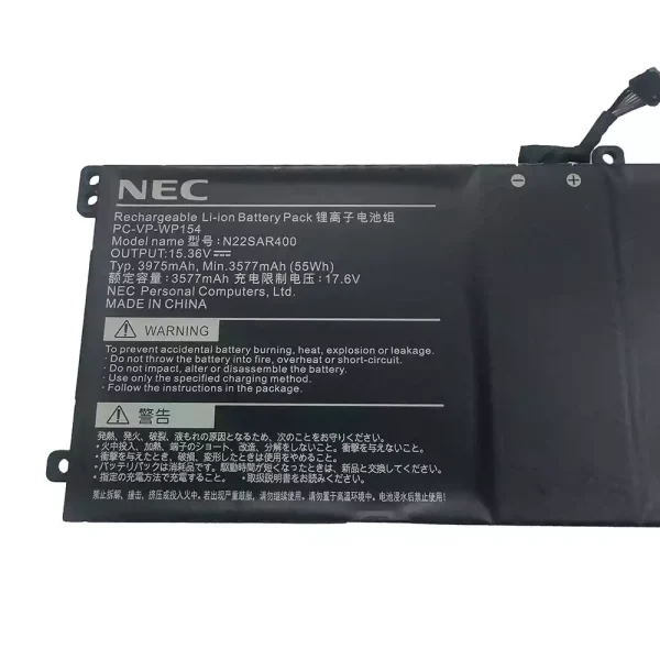 μπαταρία φορητού υπολογιστή NEC PC-VP-WP154 N22SAR400 - Image 2