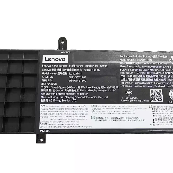μπαταρία φορητού υπολογιστή LENOVO L21L3P71 L21C3P71 L21M3P71 - Image 3