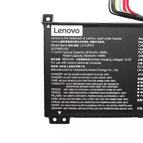 μπαταρία φορητού υπολογιστή Lenovo L21C3PC0 L21D3PC0 L21L3PC0 L21M3PC0 - Image 4