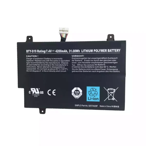 μπαταρία φορητού υπολογιστή MSI BTY-S19