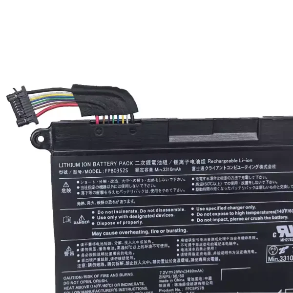 μπαταρία φορητού υπολογιστή Fujitsu FPB0352S FPCBP578 - Image 3