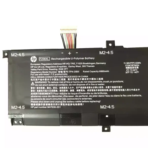 μπαταρία φορητού υπολογιστή HP FZ06XL - Image 3
