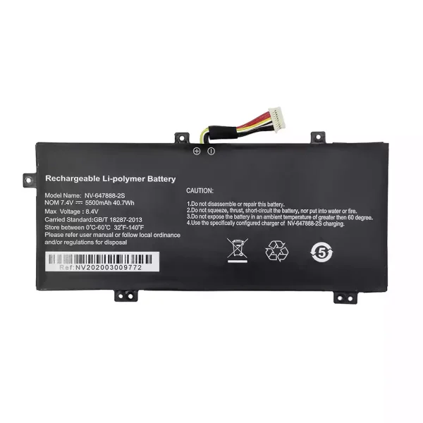 μπαταρία φορητού υπολογιστή NV-647888-2S Positivo GF-647888-2S WYC6781193P
