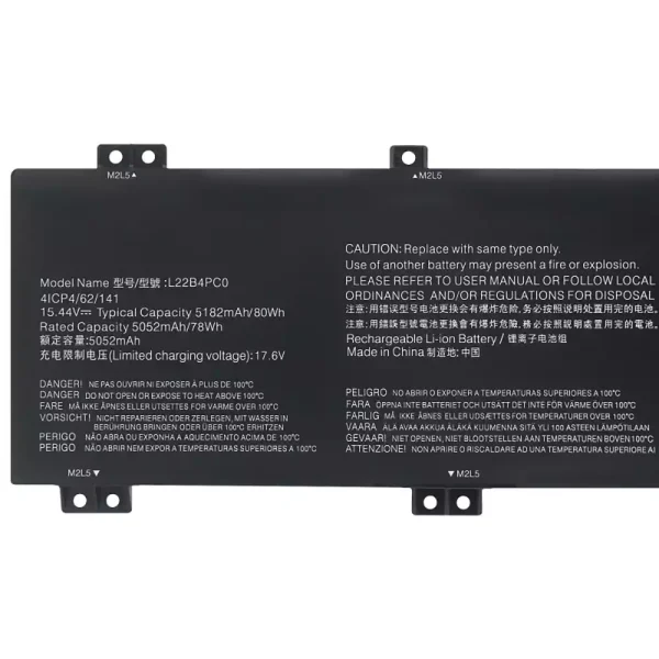 μπαταρία φορητού υπολογιστή LENOVO L22B4PC0 L22M4PC0 L22D4PC0 L22C4PC0 L22X4PC0 - Image 3
