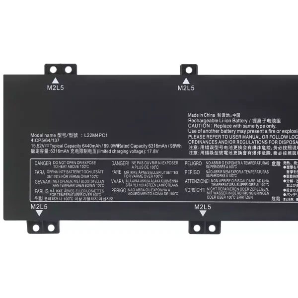 μπαταρία φορητού υπολογιστή LENOVO L22M4PC1 L22D4PC1 L22X4PC1 - Image 3