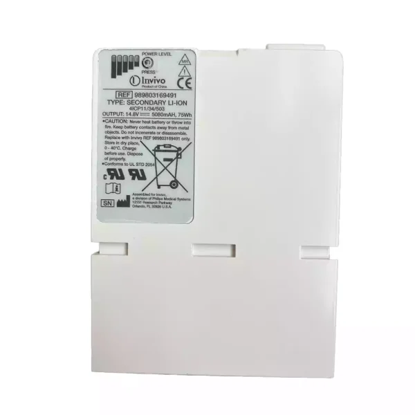 Εφεδρική μπαταρία κατάλληλο για Invivo 989803169491 Expression MRI 9093 Precess