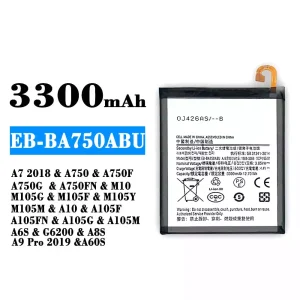 μπαταρία τηλέφωνο EB-BA750ABU για Samsung A7 2018/A8S/A9 Pro 2019/A60S