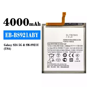 μπαταρία τηλέφωνο EB-BS921ABY για Samsung Galaxy S24 5G
