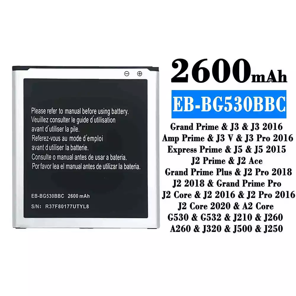 μπαταρία τηλέφωνο EB-BG530BBC για Samsung J3/J3 2016/J3 Pro 2016/J5/J5 2015
