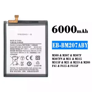μπαταρία τηλέφωνο EB-BM207ABY για Samsung M30S/M21/M21S/F41