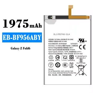 μπαταρία τηλέφωνο EB-BF956ABY για Samsung Galaxy Z Fold 6
