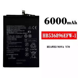 μπαταρία τηλέφωνο HB536896EFW-1 για HUAWEI NOVA Y70