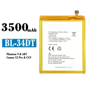μπαταρία τηλέφωνο BL-34DT για Tecno Phantom 9/ Camon 12 Pro