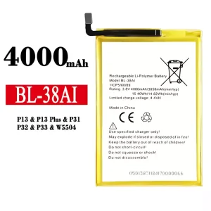 μπαταρία τηλέφωνο BL-38AI για Tecno P13 / P13 Plus / P31 / P32 / P33 / W5504