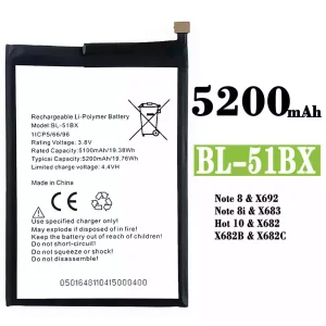 μπαταρία τηλέφωνο BL-51BX για Infinix Note 8 / Note 8i / Hot 10