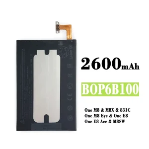 μπαταρία τηλέφωνο B0P6B100 BOP6B100 για HTC One M8 / One E8