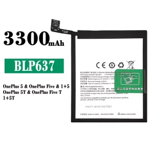 μπαταρία τηλέφωνο BLP637 για OnePlus 5 / OnePlus 5T