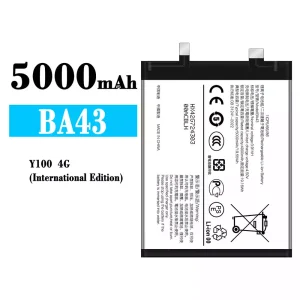 μπαταρία τηλέφωνο BA43 για VIVO Y100 4G International Edition