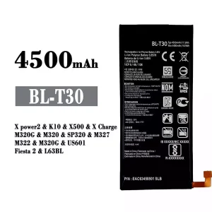 μπαταρία τηλέφωνο BL-T30 για LG X power2 / K10 / X500 / X Charge / Fiesta 2