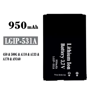 μπαταρία τηλέφωνο LGIP-531A για LG 450/500G/A110/A133/A170/AN160