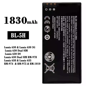 μπαταρία τηλέφωνο BL-5H για Nokia Lumia 630 / Lumia 638 / Lumia 635 / RM-974 / RM-975 / RM-1010