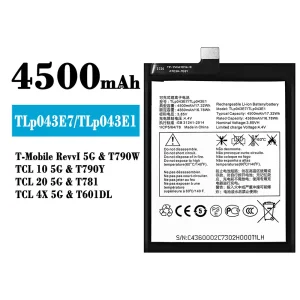μπαταρία τηλέφωνο TLP043E7/TLP043E1 για Alcatel T-Mobile RevvI 5G/TCL 10 5G/TCL 20 5G/TCL 4X 5G