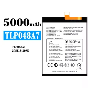 μπαταρία τηλέφωνο TLP048A7 TLP048A1 για Alcatel 20SE/30SE