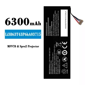 μπαταρία τηλέφωνο Li3863T43P6hA03715 για ZTE MF97B/Spro2 Projector