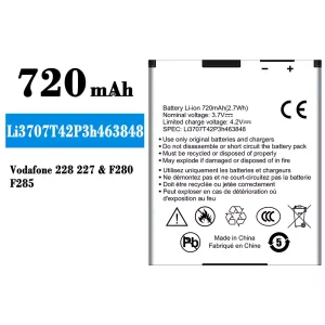 μπαταρία τηλέφωνο Li3707T42P3h463848 για ZTE Vodafone 228 227/F280/F285
