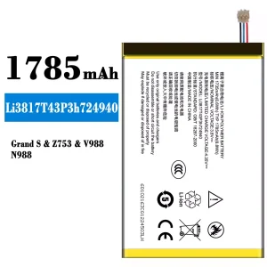 μπαταρία τηλέφωνο Li3817T43P3h724940 για ZTE Grand S/Z753/V988/N988