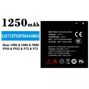 μπαταρία τηλέφωνο Li3713T42P3h444865 για ZTE Blade V880/U880/N880/F950/F952/N72/N73
