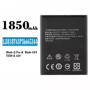 μπαταρία τηλέφωνο Li3818T43P3h665344 για ZTE Blade Q Pro/Blade GF3/T320/A5S