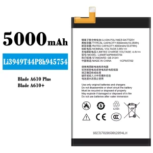 μπαταρία τηλέφωνο Li3949T44P8h945754 για ZTE Blade A610+/A610 PLUS