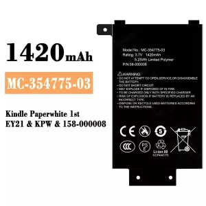 μπαταρία τηλέφωνο MC-354775-03 για Amazon Kindle Paperwhite 1st /158-000008