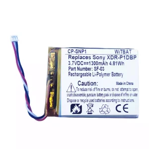 Μπαταρία ακουστικών για Sony XDR-P1DBP,Sony SF-03