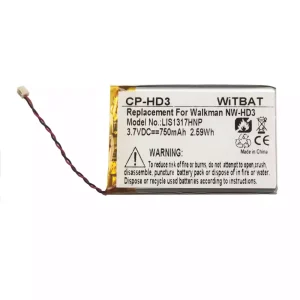 Αρχική μπαταρία SONY NW-A2000 NW-HD3 NW-HD2