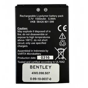 Αρχική μπαταρία BENTLEY 56426 801 099,4W0.098.507